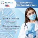 100 Pack Made in USA Disposable Face Masks- Medical Grade 3 Ply Protection Face Mask for Adults - Comfortable,Soft, Breathable