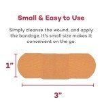 Dealmed Sterile Fabric Adhesive Bandages – 100 Pack