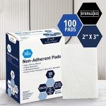 Med Pride Sterile Non-Adherent Pads - 100 Pack