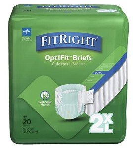 FitRight Ultra Disposable Adult Diapers, XX-Large