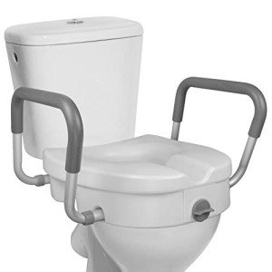 RMS 5-Inch Elevated Toilet Seat with Arms