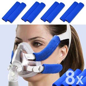 8-Pack Soft-Fleece CPAP Headgear Strap Covers