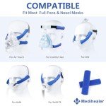 8-Pack Soft-Fleece CPAP Headgear Strap Covers
