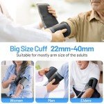Automatic Upper Arm Blood Pressure Monitor with Memory