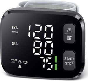 Automatic Wrist Blood Pressure Monitor with LED Display