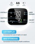 Automatic Wrist Blood Pressure Monitor with LED Display