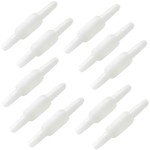 ResOne Oxygen Tubing Swivel Connectors 10-Pack - Nasal Cannula, Hose, Tube Connectors - Oxygen Line Splitter, Concentrator Supplies - 360-Degree Rotation - Medical, Home Use - Standard Size