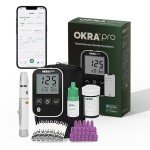 Okra Pro Glucose Monitoring Kit with App