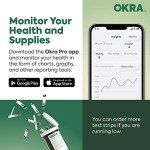 Okra Pro Glucose Monitoring Kit with App
