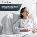 ResOne Oxygen Tubing Swivel Connectors 10-Pack - Nasal Cannula, Hose, Tube Connectors - Oxygen Line Splitter, Concentrator Supplies - 360-Degree Rotation - Medical, Home Use - Standard Size