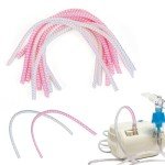 10 Pack Oxygen Tubing Support Crimp Straightener, Oxygen Tube Support for Portable Oxygen Concentrator Oxygen Hose Nasal Cannula Oxygen Tube Straightener Accessories