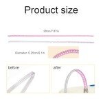 10 Pack Oxygen Tubing Support Crimp Straightener, Oxygen Tube Support for Portable Oxygen Concentrator Oxygen Hose Nasal Cannula Oxygen Tube Straightener Accessories