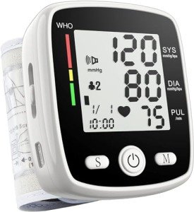 Automatic Wrist Blood Pressure Monitor with Carrying Case