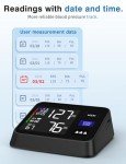 Automatic Upper Arm Blood Pressure Monitor with Display