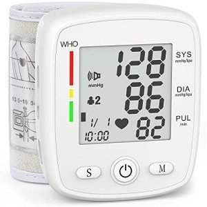 Digital Wrist Blood Pressure Monitor with Voice Display