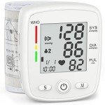 Digital Wrist Blood Pressure Monitor with Voice Display