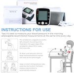 Automatic Wrist Blood Pressure Monitor with Carrying Case