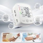 Digital Wrist Blood Pressure Monitor with Voice Display