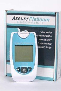 Assure Platinum Blood Glucose Meter 500001
