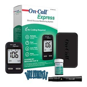 On Call Express Diabetes Testing Kit with Accessories