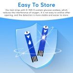 Blood Glucose Monitor Kit with Test Strips & Lancets