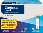 Contour Next Blood Glucose Test Strips - 70 Pack