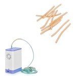 10 Pack Oxygen Tube Support Crimp Straightener for Portable Oxygen Concentrator Oxygen Tank Oxygen Hose Nasal Cannula Oxygen Tubing Accessories Orange