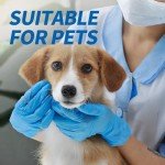 Supmedic Blue Vinyl Medical Exam Gloves, 100 pcs