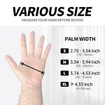 Clear Vinyl Exam Gloves, Powder-Free, 100 Pack