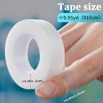 Clear Medical Tape for First Aid - 12 Rolls