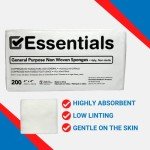 200 Count Non-Sterile 4''x4'' Gauze Sponges