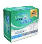TotalDry Ultimate X-Plus Incontinence Briefs for Adults