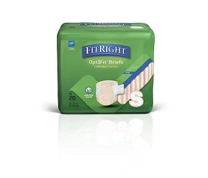 FitRight Ultra Disposable Adult Diapers, Heavy Absorbency
