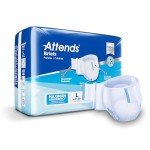 Attends Adult Incontinence Briefs with Maximum Absorbency 72ct