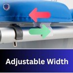 Raised Toilet Seat with Safety Frame - 400 Lb Capacity