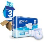 Attends Adult Incontinence Briefs with Maximum Absorbency 72ct