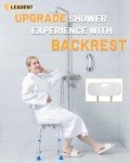 Adjustable Shower Chair with Back for Seniors