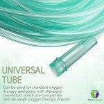 Mars Wellness Oxygen Tubing - Premium Green Crush Resistant Oxygen Tubes - 25 Foot - Pack of 3 Tubes