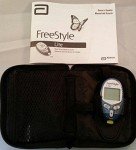 Freestyle Lite Blood Glucose Meter with Manual & Case
