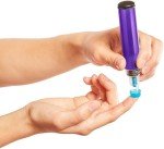 Genteel Plus No-Prick Lancing Device - Playful Purple