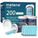 Metene TD-4116 Blood Glucose Test Strips - 200 Count