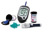 Prodigy Glucose Monitor Kit with Test Strips and Lancets