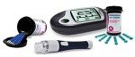 Prodigy Glucose Monitor Kit with Test Strips and Lancets