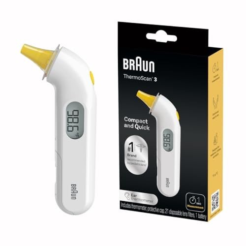 Braun ThermoScan 3 Fast Ear Thermometer for Infants