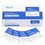 Sterile Alcohol Prep Pads - 400 Individually Wrapped Wipes