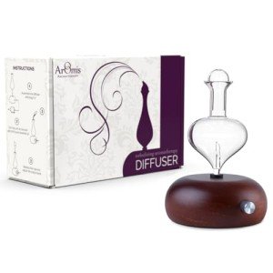 Premium Wood & Glass Aromatherapy Diffuser
