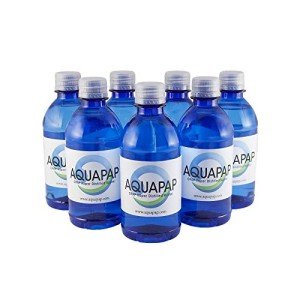 AQUAPAP 12 oz Vapor Distilled CPAP Water 8-Pack