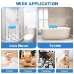 Medhelp Adjustable Stainless Steel Shower Stool