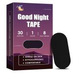 30 - Pack Tape Strips: Hypoallergenic Breathable Tape for Men & Women, Pain-Free Removal Tape, Soft Medical Grade Fabric & Latex Free-F01