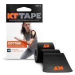 KT Tape Original Cotton Elastic Kinesiology Tape - Black